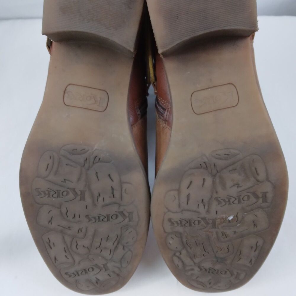 Korks By Kork Ease Belaya Boots Casual Ankle Bootie Brown Leather Women's 8.5 M - Picture 16 of 16